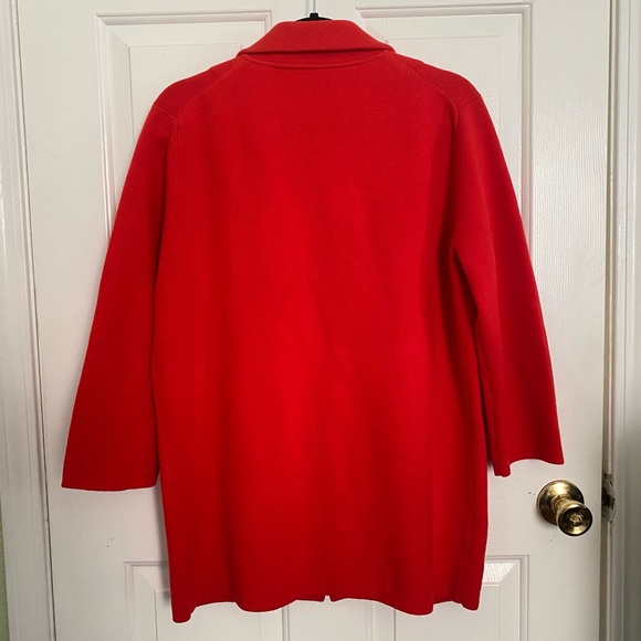 J. Crew 365 Sophie Open Front Merino Wool Blend Blazer Size Medium - Picture 2 of 9